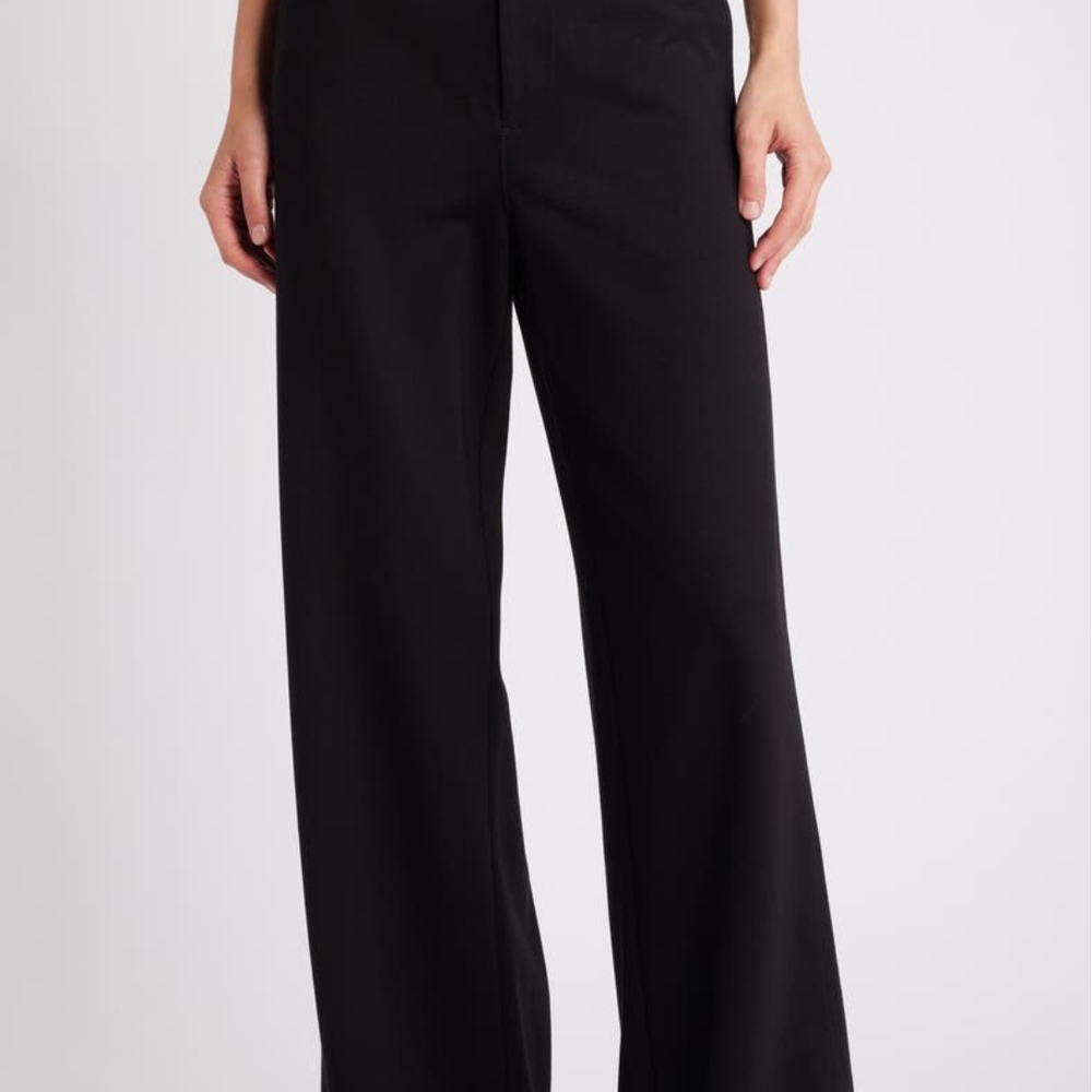 rag & bone Black Wide-Leg Women's Pants